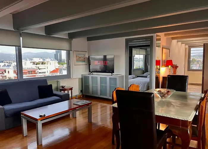Penthouse W In Marousi Athens Near Hospitals, By Promoshomes